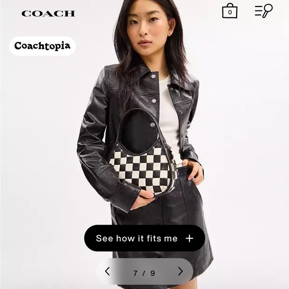 Coachtopia Ergo Checkered bag - Picture 5 of 16